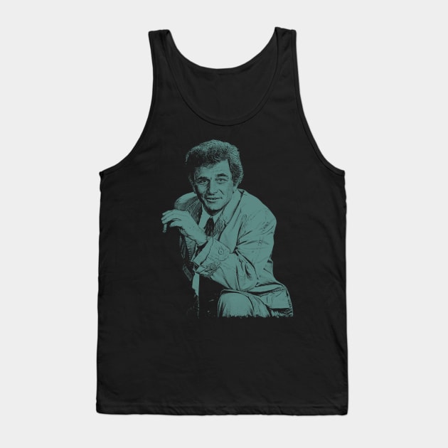 Columbo // 90s Aesthetic Design Tank Top by Knockbackhaunt